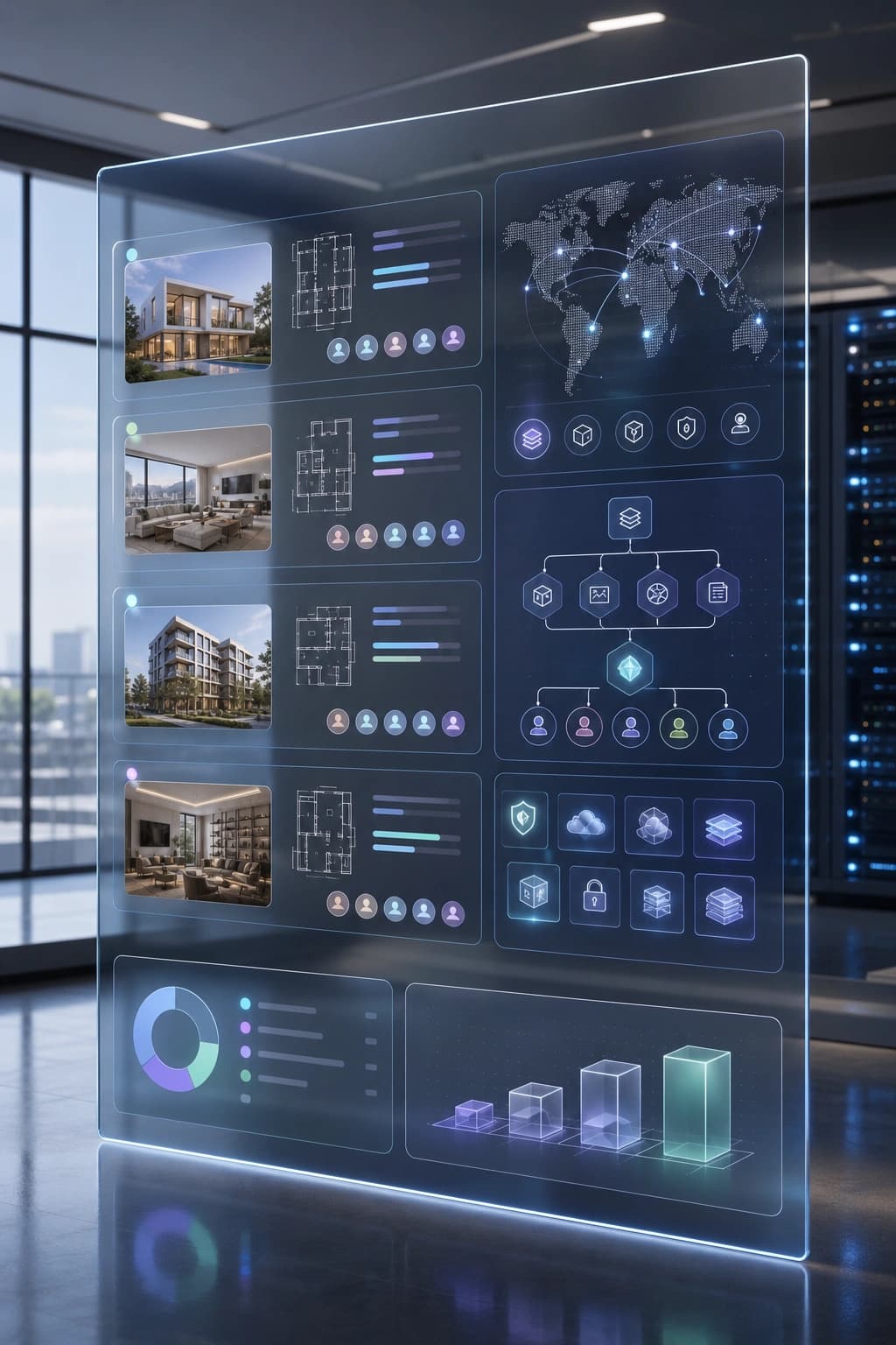Enterprise visualization infrastructure dashboard